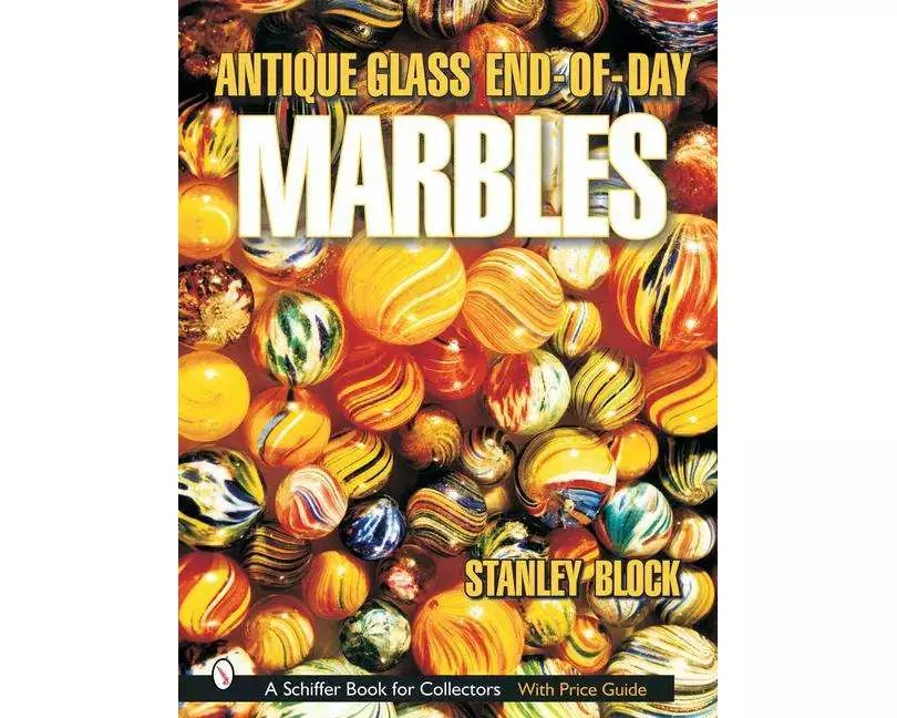 Antique Glass End of Day Marbles