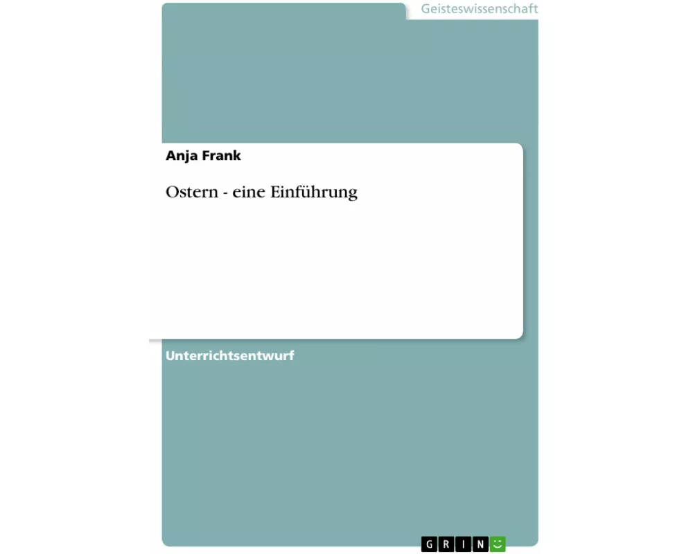 Ostern - eine Einführung
