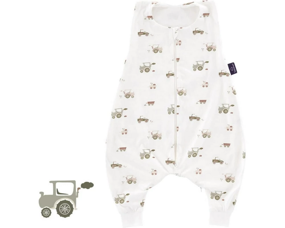 Träumeland Baby-Sommerschlafsack Jumper Little Farm Grün Gr. 110