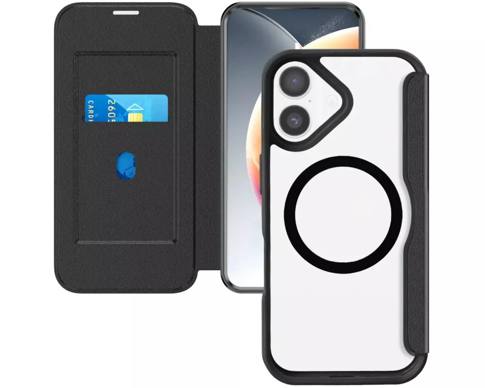 4smarts Back Cover Urban Pro Flipcase iPhone 17 Qi2 ready