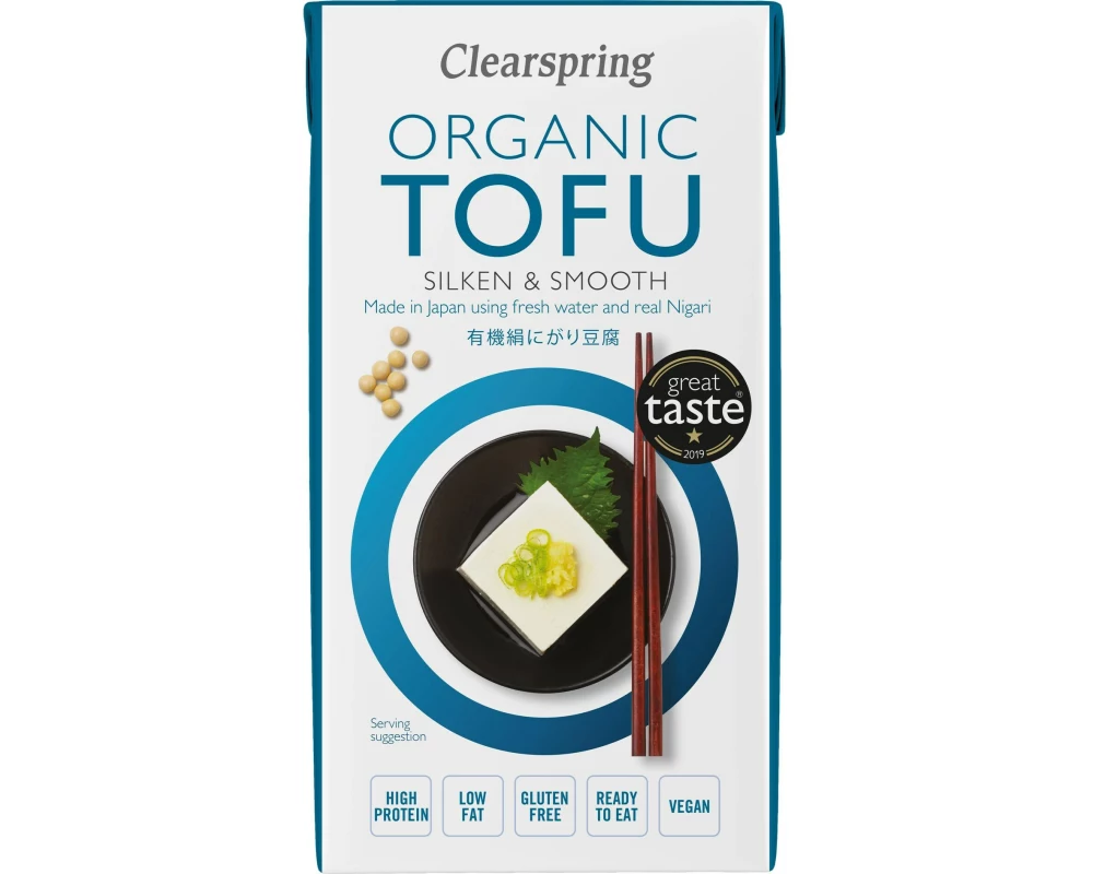 Clearspring Organic Japanischer Tofu Sojabohnenquark 300 g