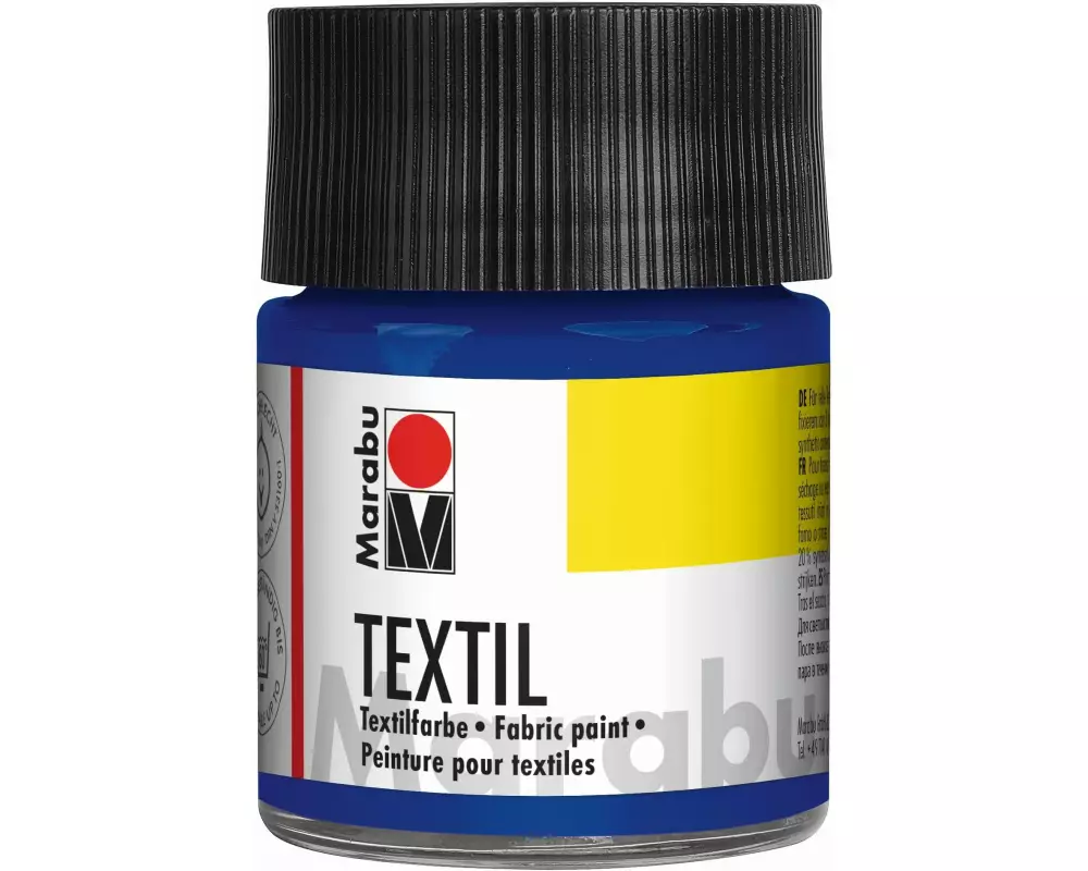 Marabu Textilfarbe 50 ml, Mittelblau