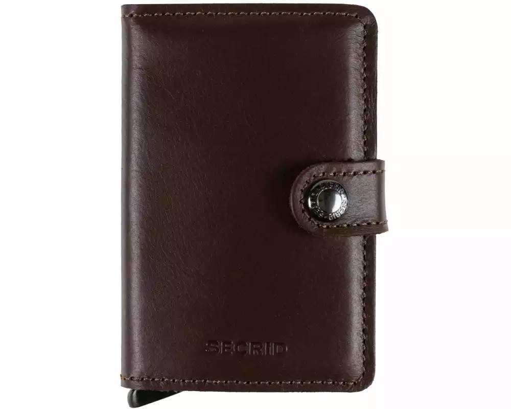 SECRID Portemonnaie Miniwallet Dark Brown