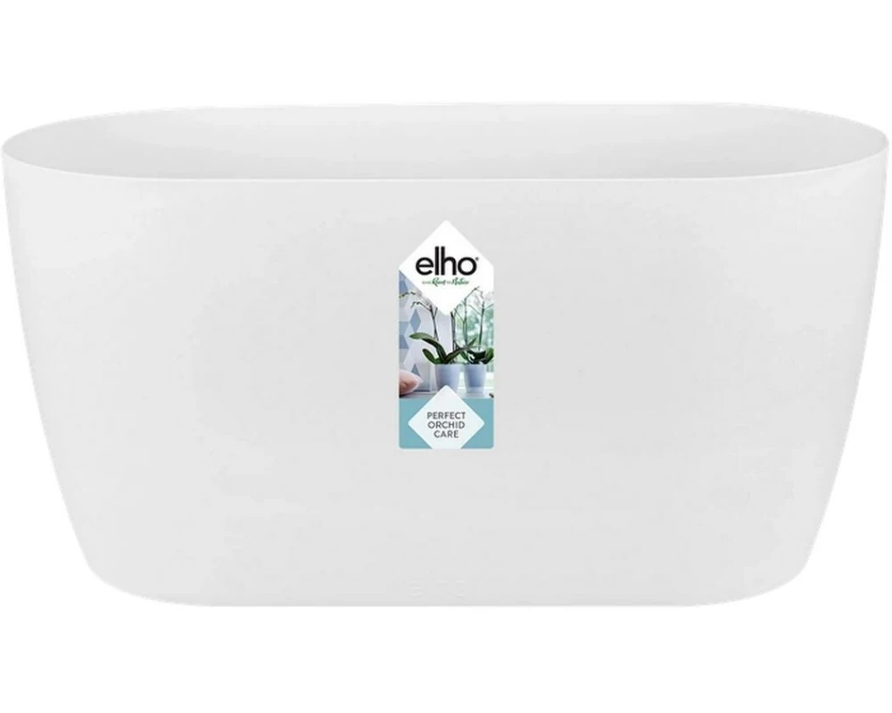 Elho Blumentopf Brussels Orchidee DUO 2.8 l, Weiss