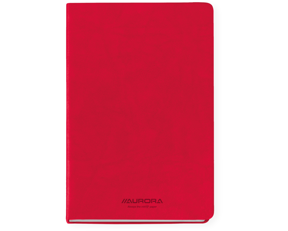 AURORA Notizbuch Softcover A5 2396CAR rot, liniert 192 Seiten