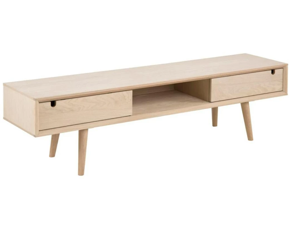 AC Design TV-Möbel Century Braun, 160 x 38 x 43 cm