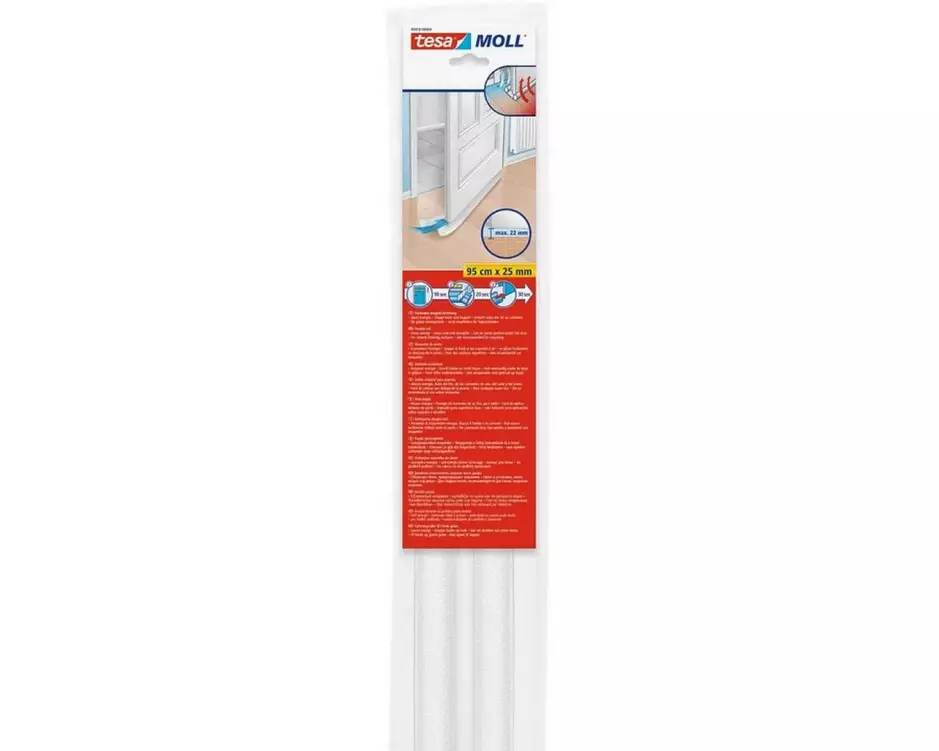 tesa Wärmedämmung-Set für glatte Böden, 2er Pack