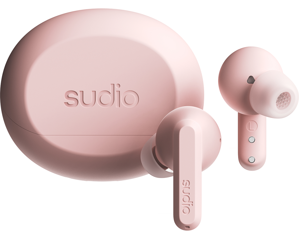 SUDIO Noise Cancelling Earbuds A3PROPNK A3 Pro, Pink, Wireless