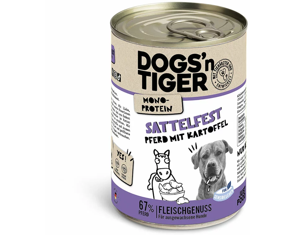 Dogs'n Tiger NF Hund Sattelfest 400g