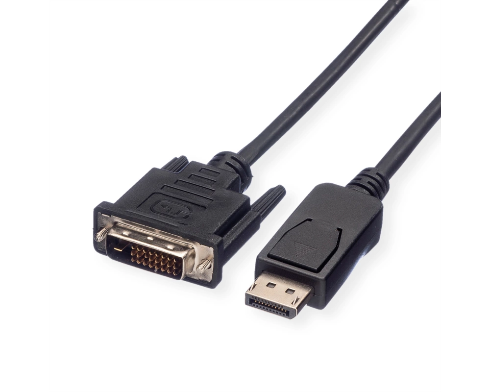 VALUE DisplayPort Kabel DP ST - DVI (24+1) ST, LSOH, schwarz, 1,5 m
