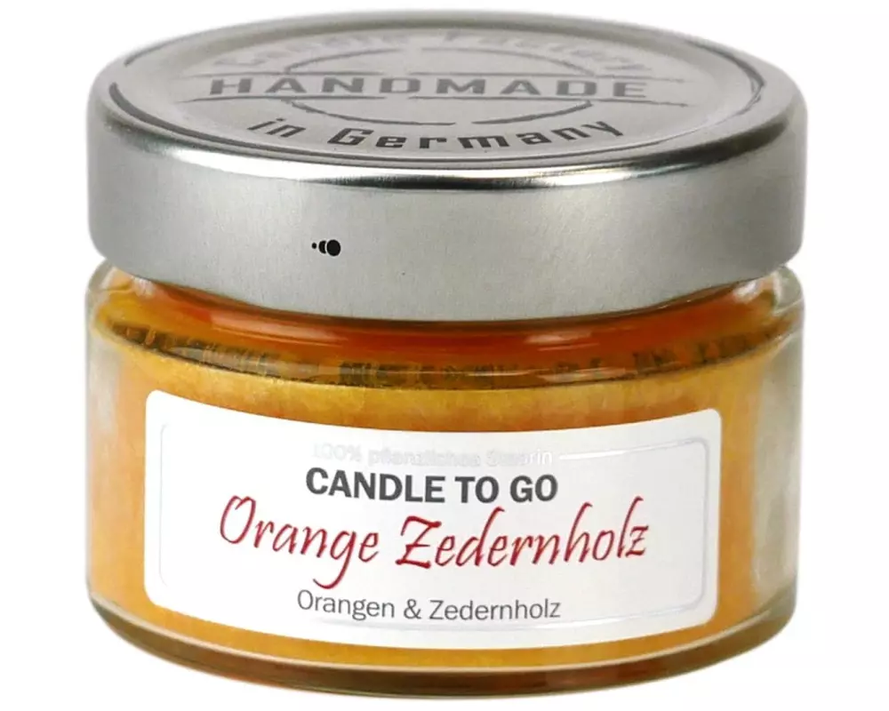 Candle Factory Duftkerze Orange und Zedernholz Candle to go