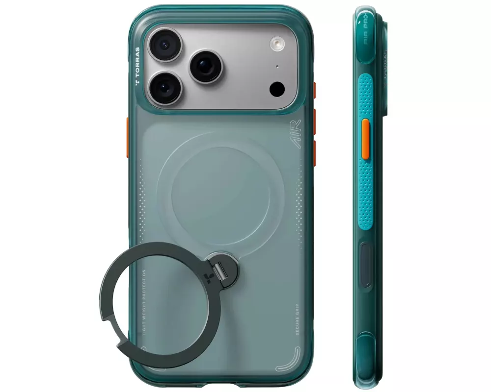 Torras Ostand Q3 Air iPhone 18 Pro, Grün