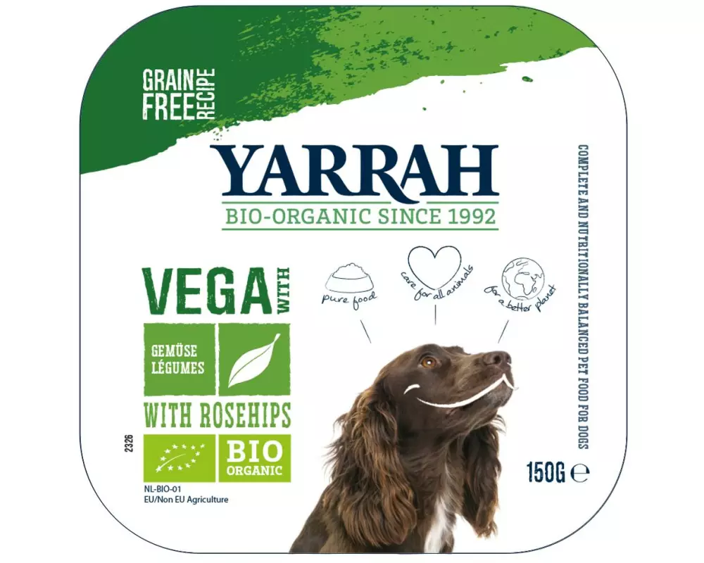 Yarrah Nassfutter Bio Vega Bröckchen 150 g