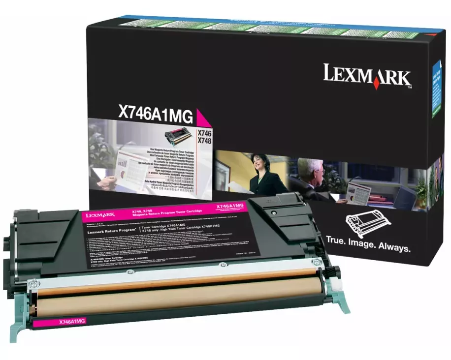 LEXMARK X746, X748 7K Toner magenta Std Capacity 7.000 pages With returnprogram