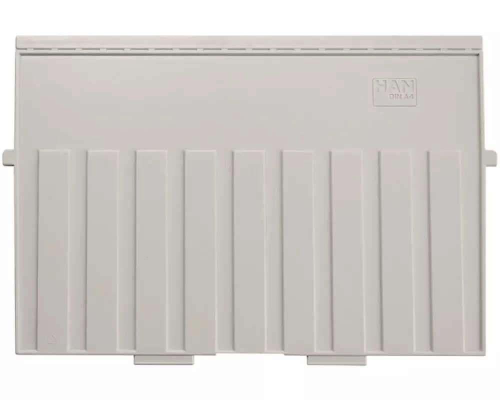 HAN Karteibox A4 quer, Grau, 5 Stück