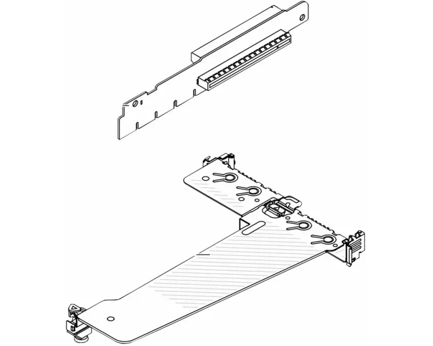 LENOVO ISG ThinkSystem V3 1U x16/x16 PCIe G4 Riser1 LP+LP Option Kit