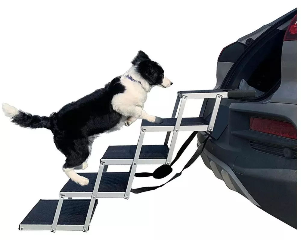 SwissPet Hundetreppe, 5 Stufen, Aluminium