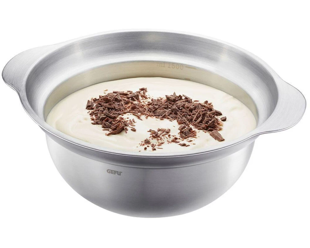 GEFU Rührschüssel Premio 1.5 l, Silber