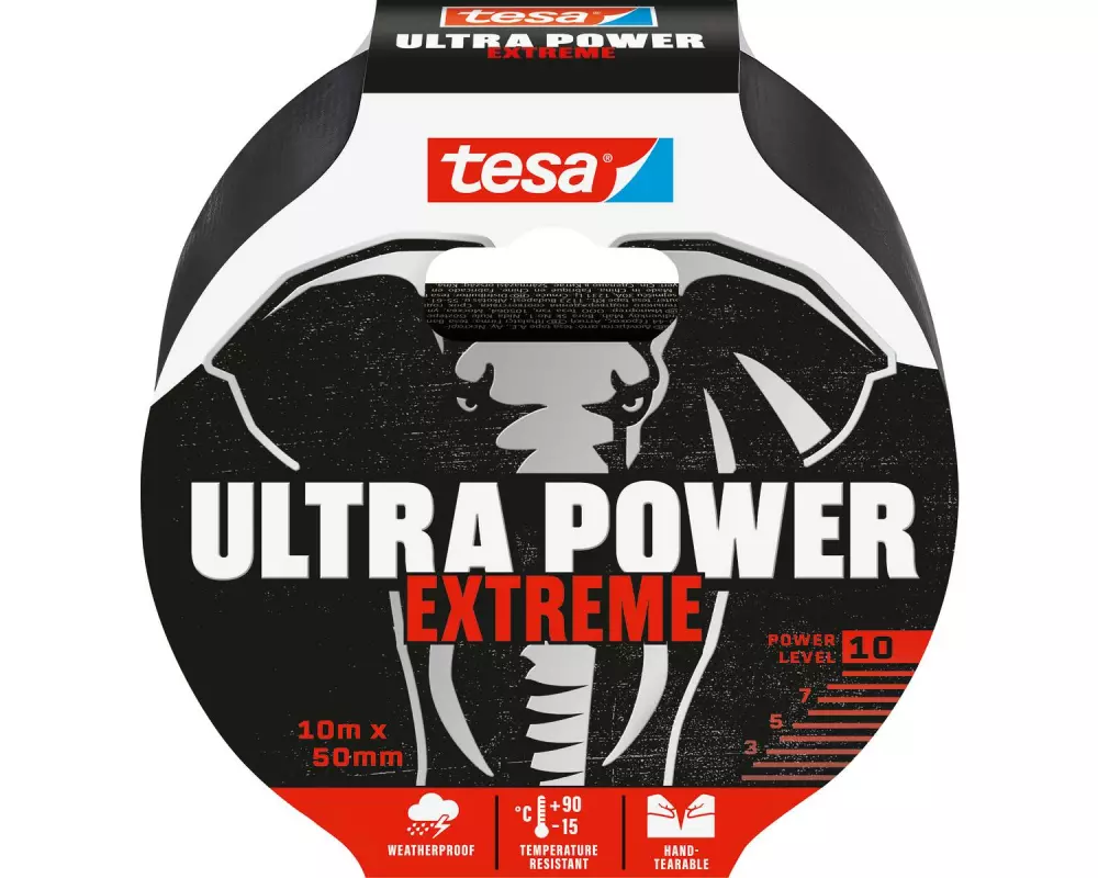 tesa Gewebeband Ultra Power Extreme, 10 m x 50 mm