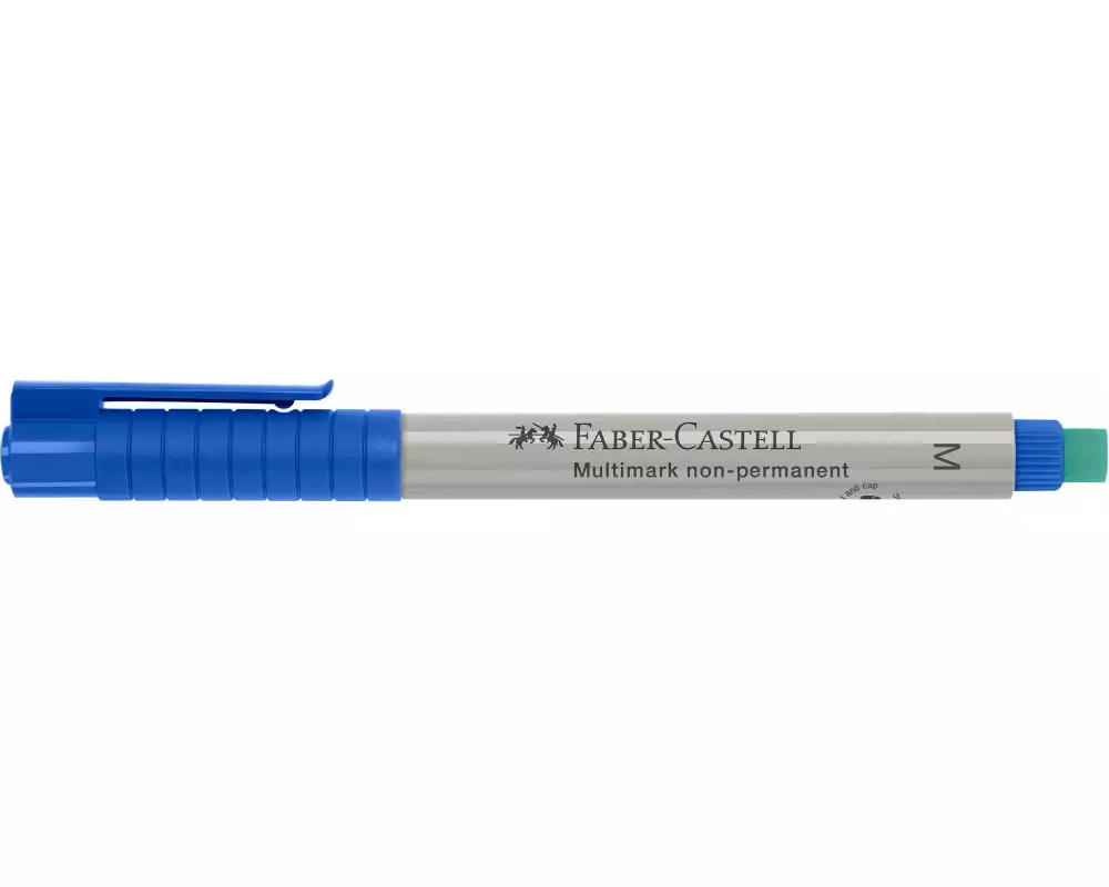 Faber-Castell Folienstift Multimark 10 Stück, M, Blau