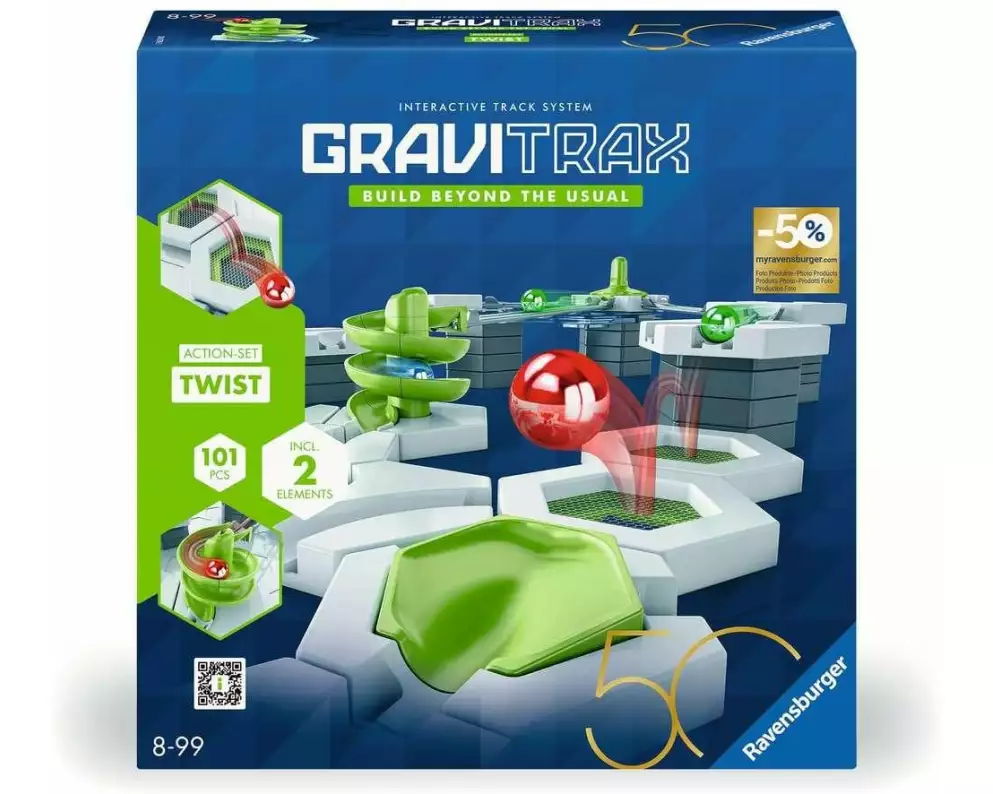 Ravensburger Kugelbahn GraviTrax - 50 Jahre blaues Dreieck