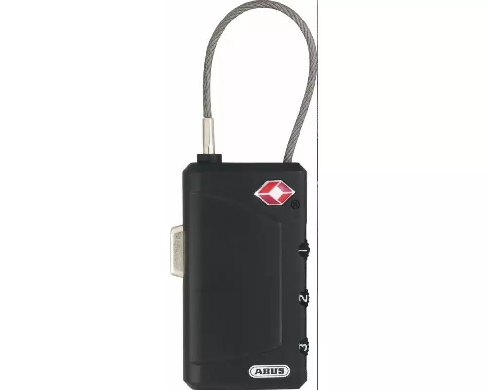 Abus Vorhängeschloss 148TSA/30 B Schwarz Kunststoff