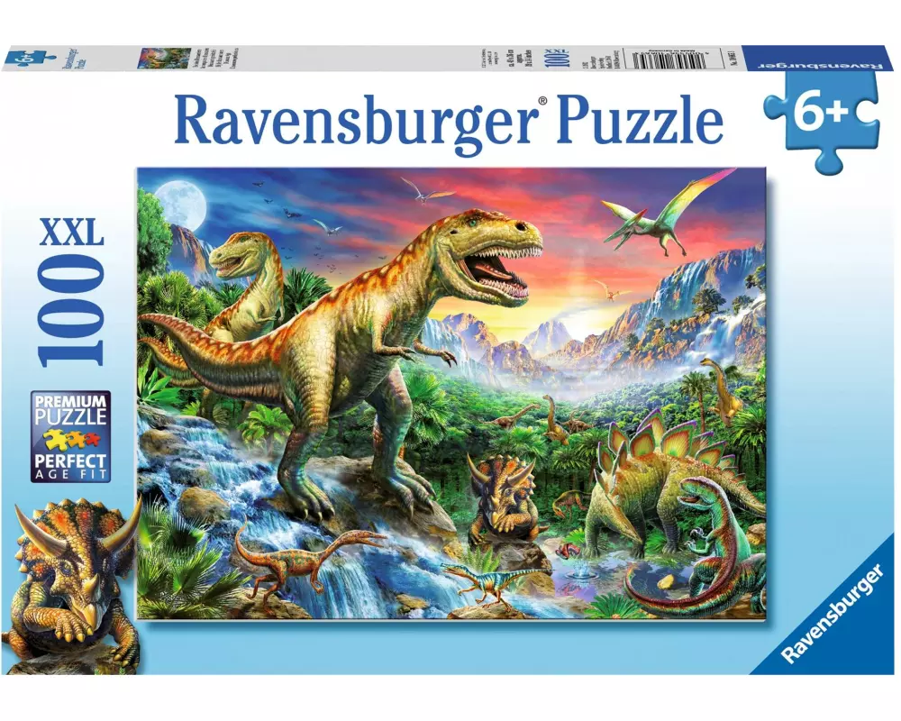 Ravensburger Puzzle Bei den Dinosauriern 100 XXL Teile