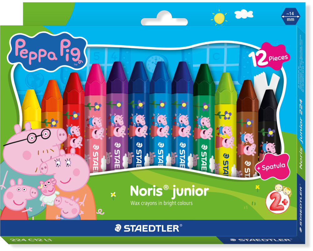 Staedtler Wachsmalstifte Peppa Pig 12er Karton