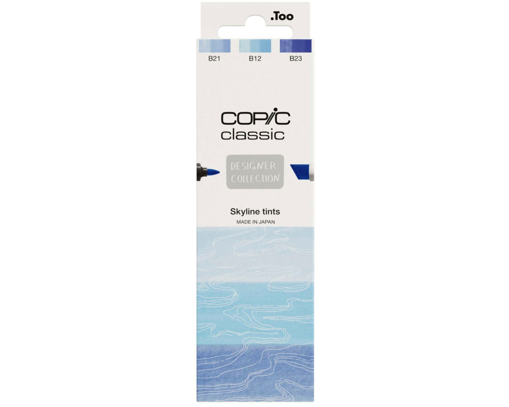 COPIC Marker Classic Designer 200750309 Skyline tints 3 Stück