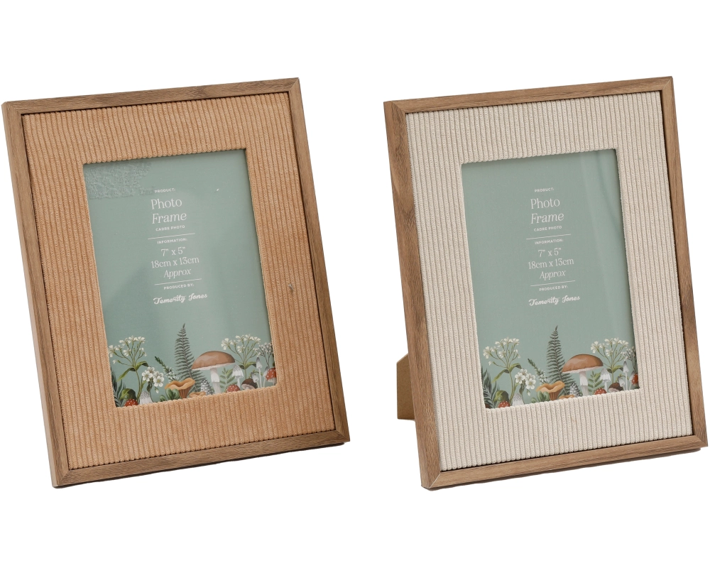 ROOST Fotorahmen 5x7 Zoll PH2504 Kord, assortiert