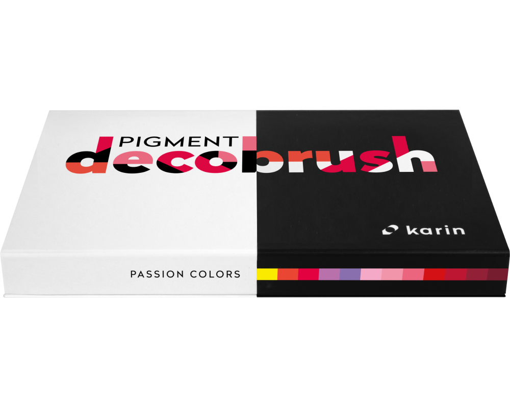 KARIN Pigment Deco Brush 29C6 Passion Colors Set 12 Farben