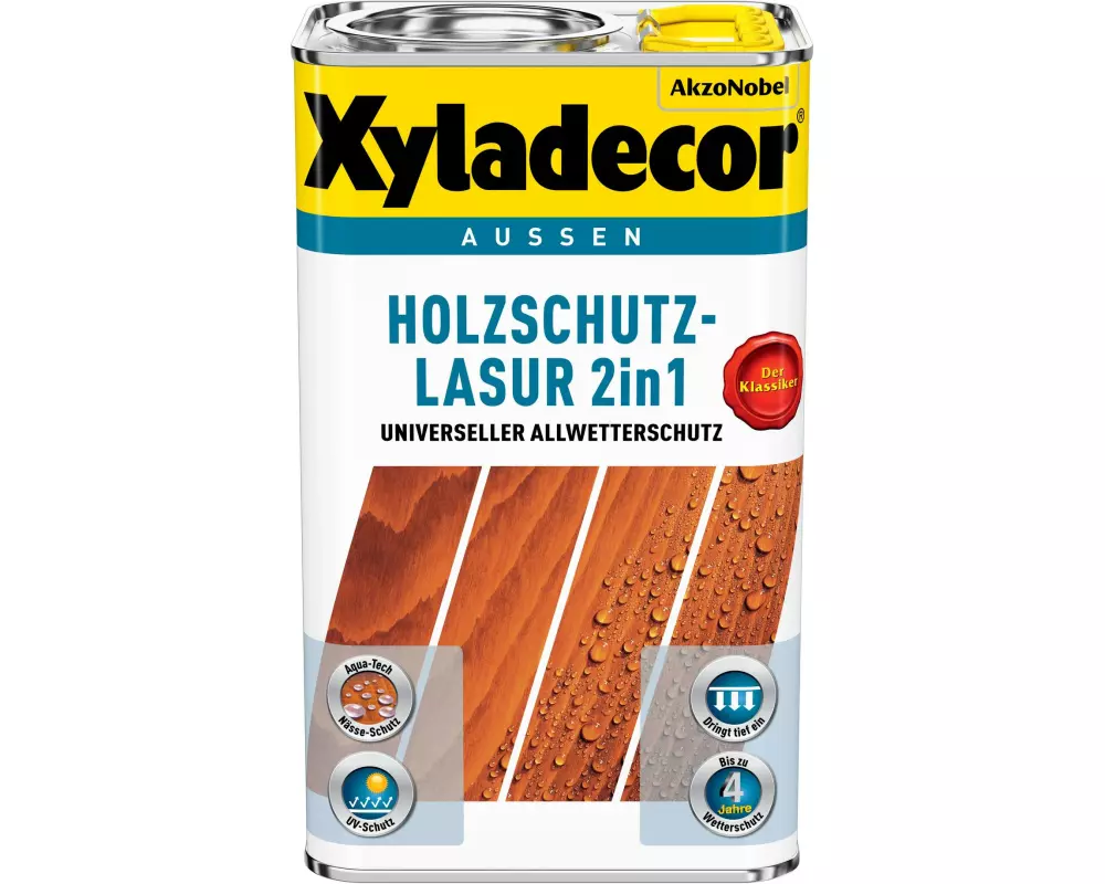 Xyladecor Holzschutzlasur Nussbaum, 750 ml