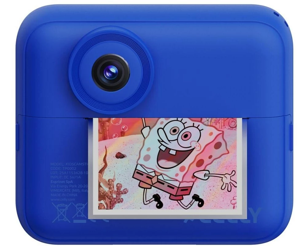 Celly Kids Cam Print Sticky Roll Bl Blau