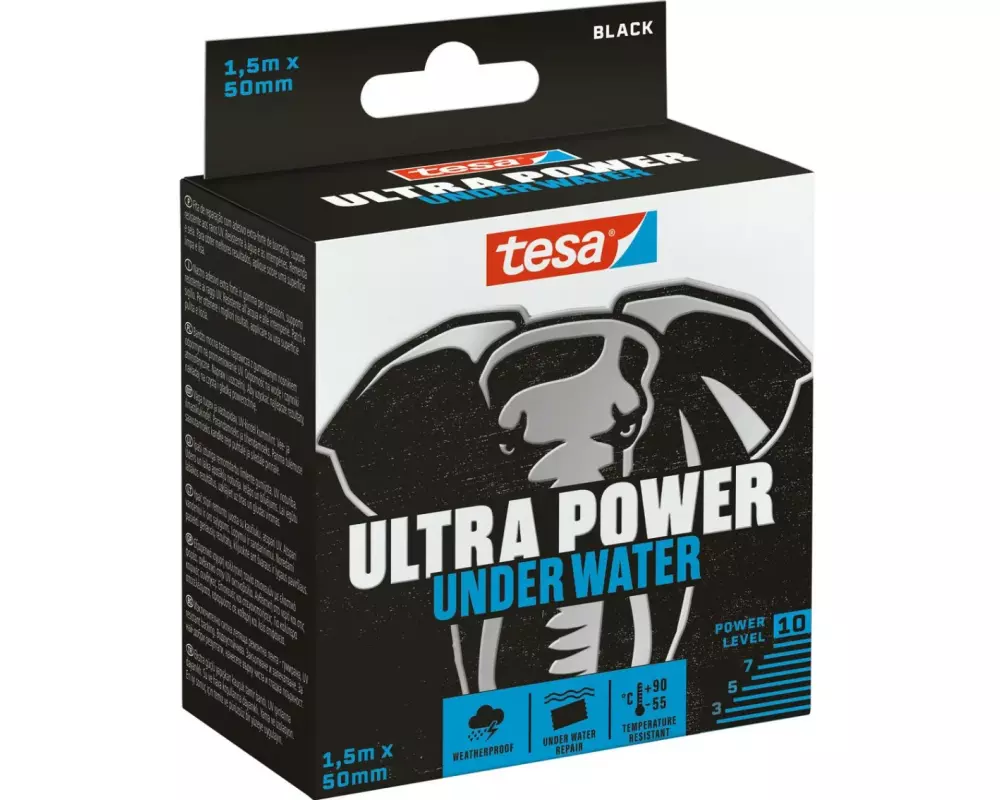 tesa Gewebeband Ultra Power Under Water, 1.5 m x 50 mm