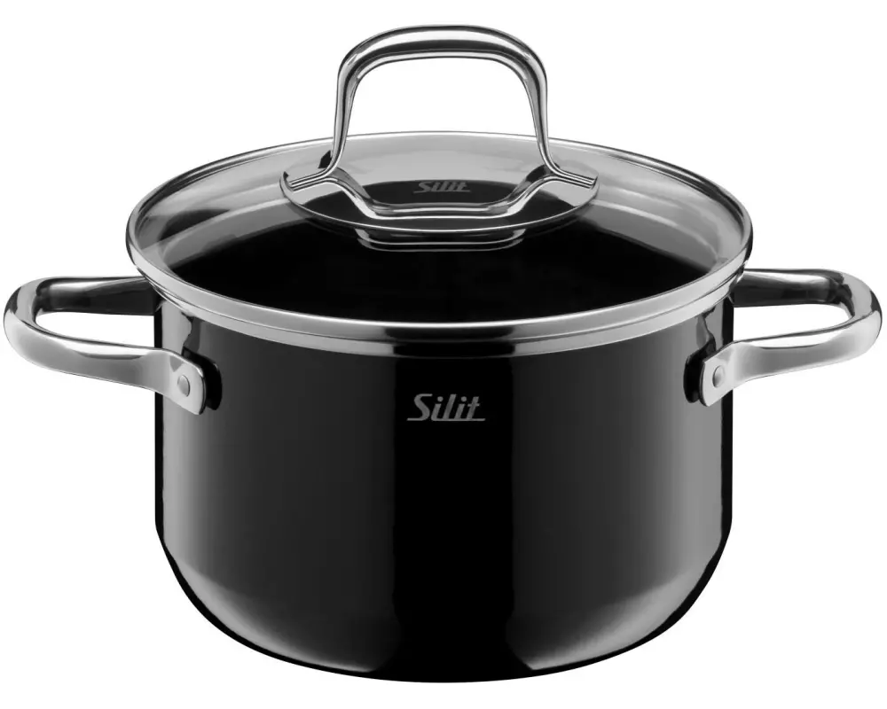 Silit Kochtopf Elegance 16 cm, Schwarz
