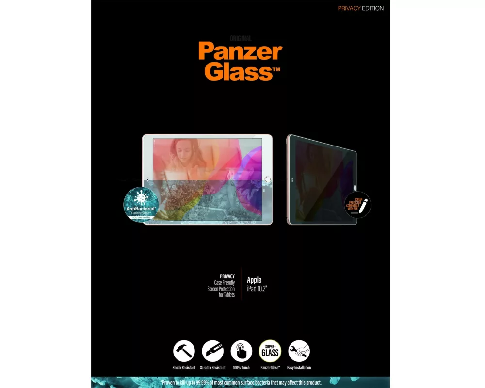 Panzerglass Tablet-Schutzfolie Privacy Apple iPad 7th - 9th Gen. 10.2 "