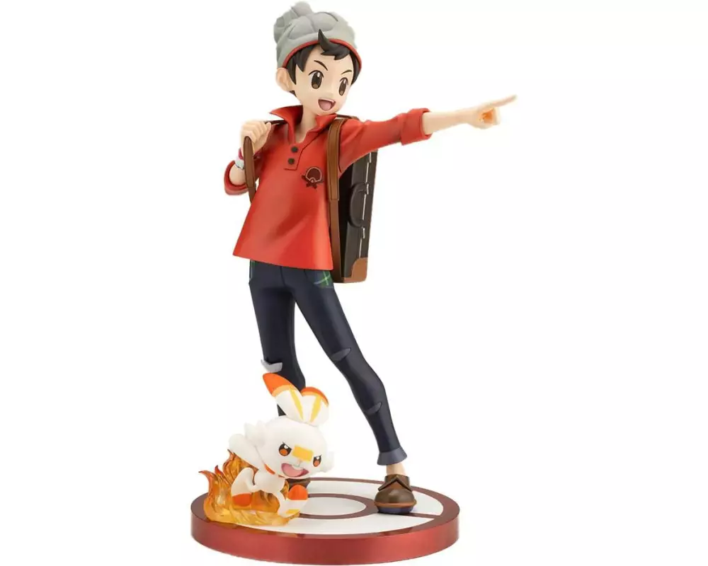 Kotobukiya Figur Pokémon ARTFXJ 1/8 Victor & Hopplo