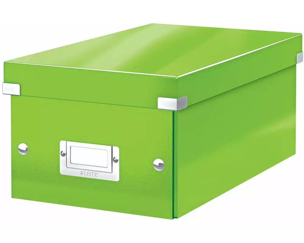 Leitz Aufbewahrungsbox Click & Store WOW DVD Grün