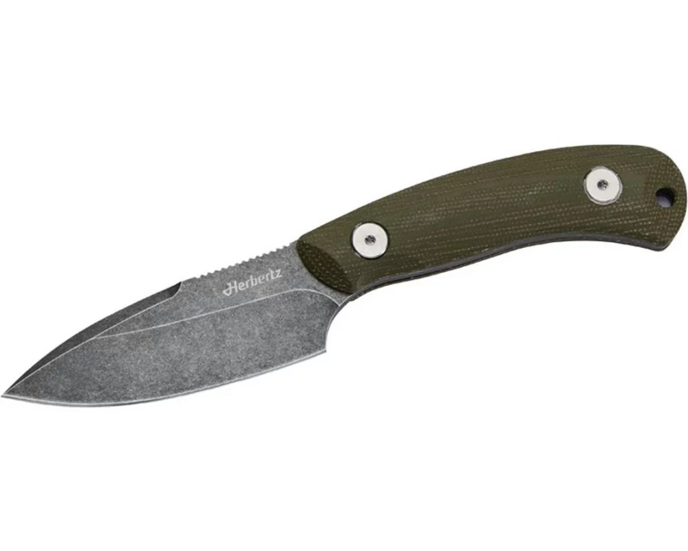 Herbertz Gürtelmesser D2 grün Micarta