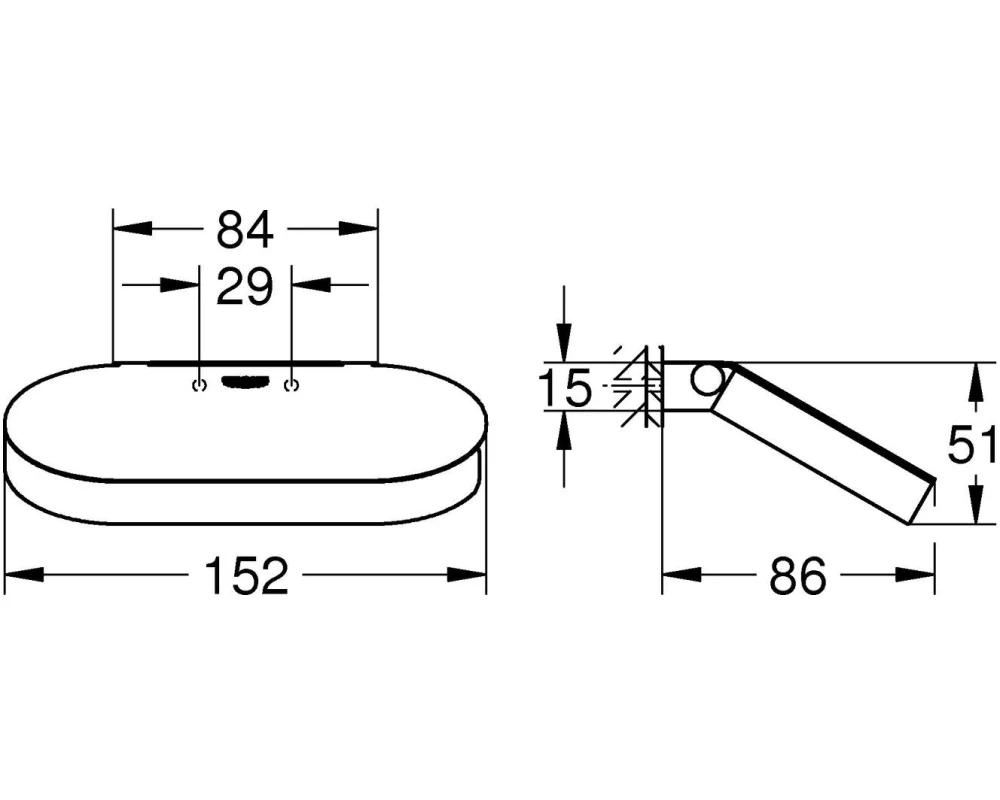 GROHE Toilettenpapierhalter Selection Chrom
