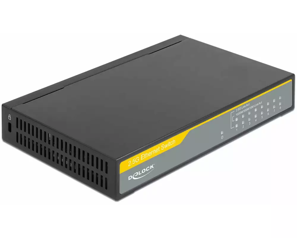 Delock Switch 2.5 Gigabit Ethernet 8 Port