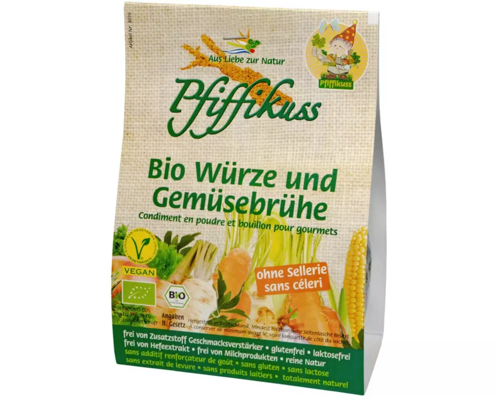 Pfiffikuss Streuwürze + Gemüsebrühe 250 g