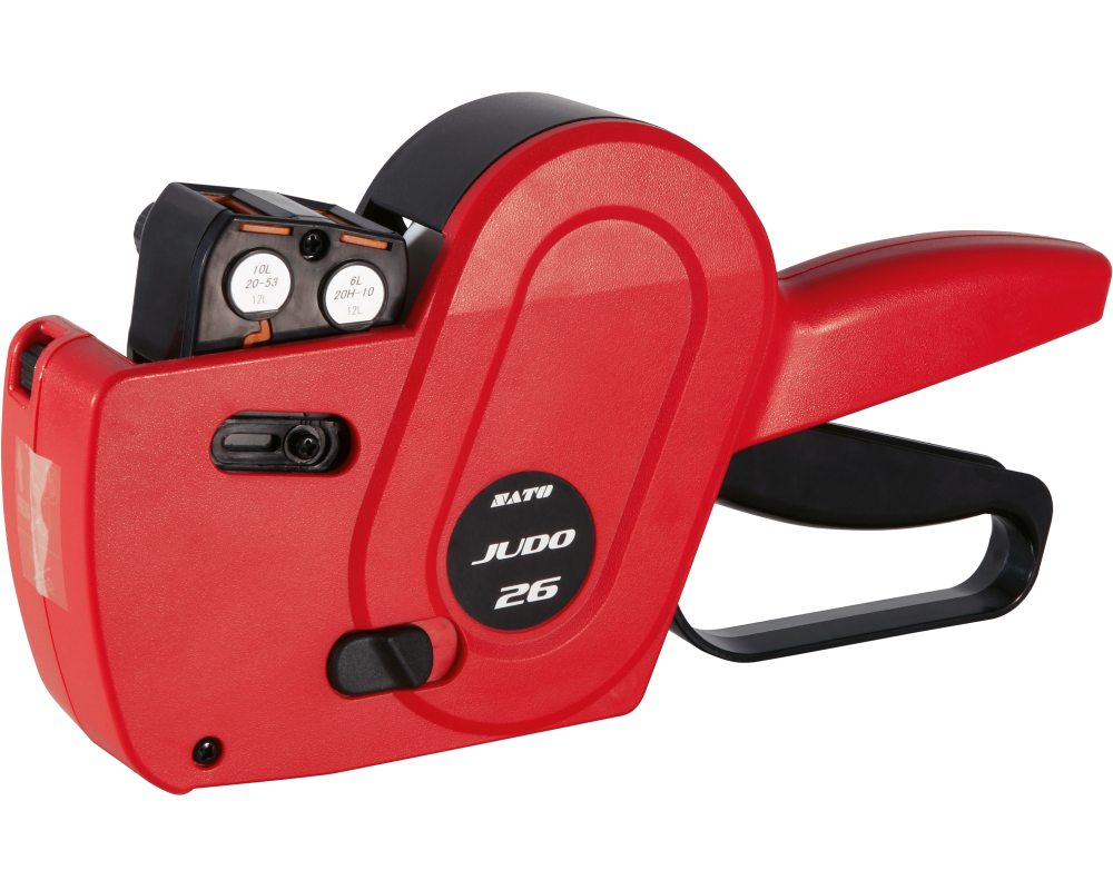 SATO Preisauszeichner JUDO 26 03016 rot, 16 Ziffern 26x16mm