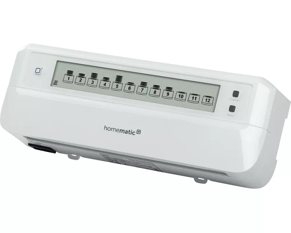 Homematic IP Smart Home Funk-Fussbodenheizungsaktor 24 V / 230 V 12-fach