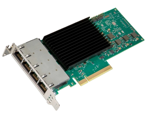 NIC/PCiE up to 10Gb RJ45 x 4 Bulk