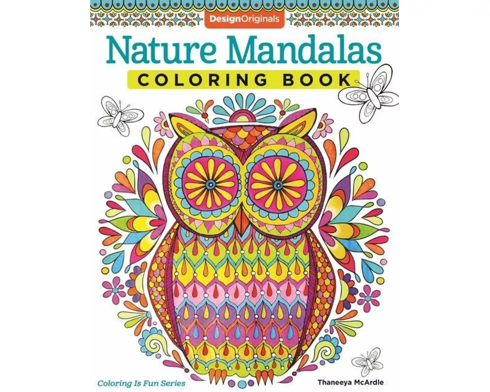 Nature Mandalas Coloring Book