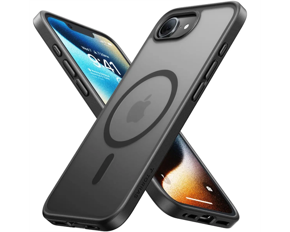 Torras Guadrian Schutzhülle, iPhone 16e, MagSafe, schwarz
