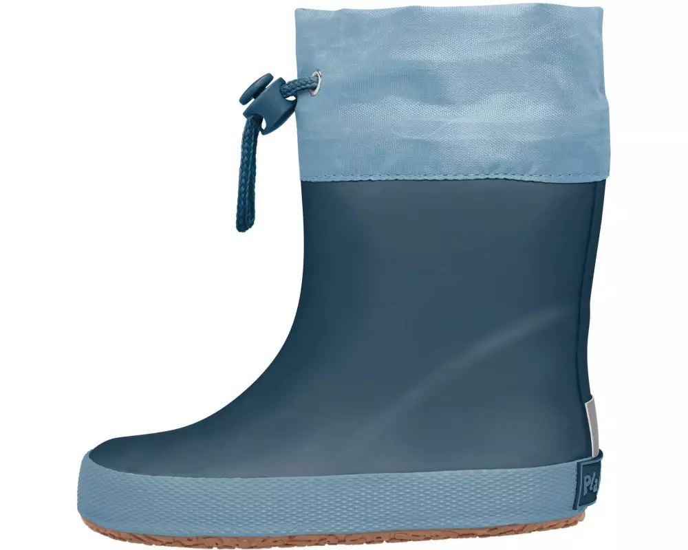 Playshoes Barfuss-Gummistiefel uni Gr. 28, Marineblau