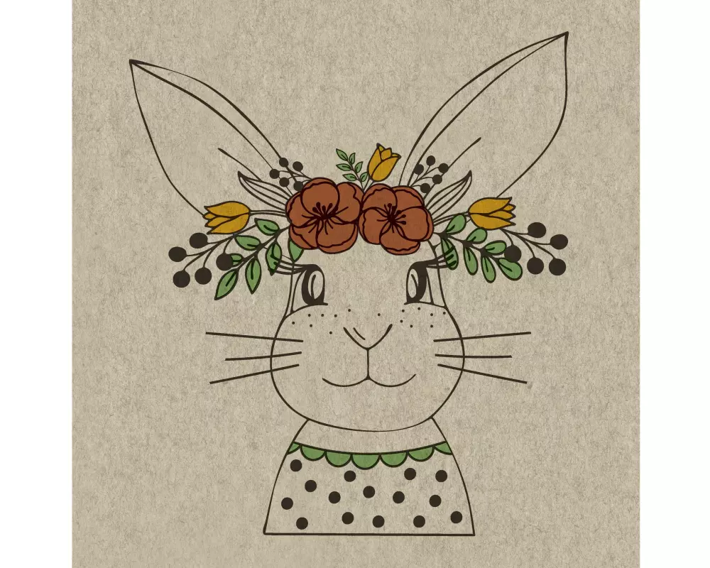 Paper + Design Papierservietten Bunny 33 cm x 33 cm, 20 Stück