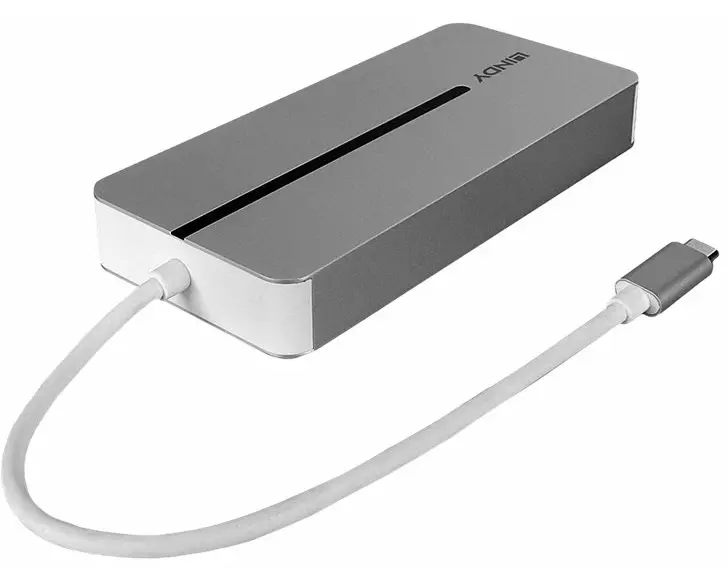 LINDY USB 3.2, Type C, Mini Dock, 2x HDMI 4K